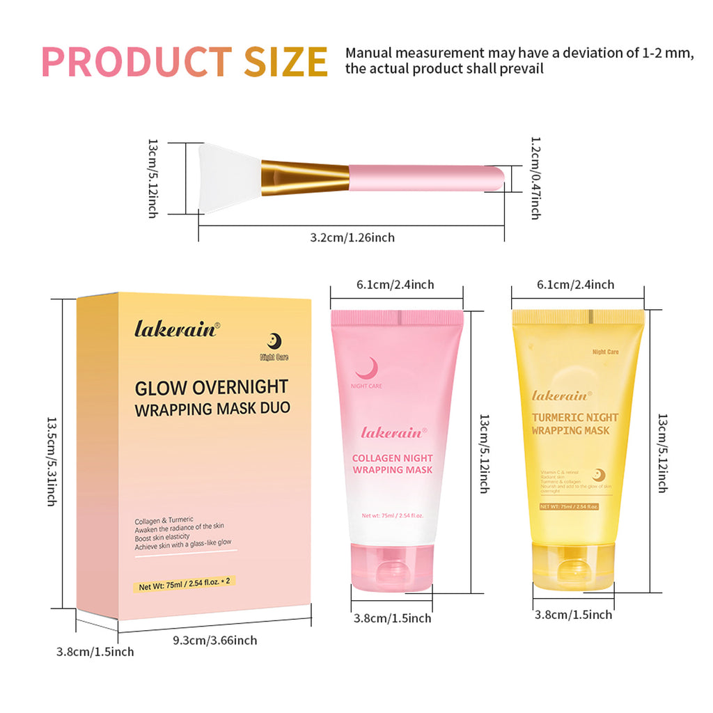 Lakerain Collagen Evening Mask Nourishing Moisturizing