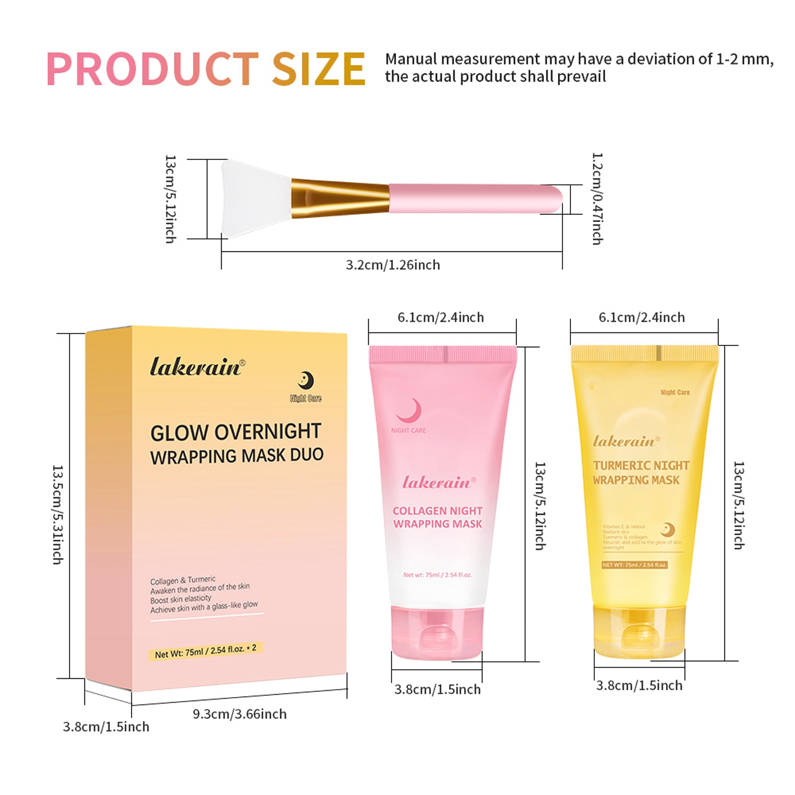 Lakerain Collagen Evening Mask Nourishing Moisturizing