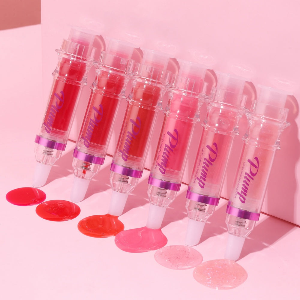 6-Color Liquid Lipstick Set: Moisturizing Glossy Finish w/ Mirror Cap | Universal Shade Collection for All Skin Tones