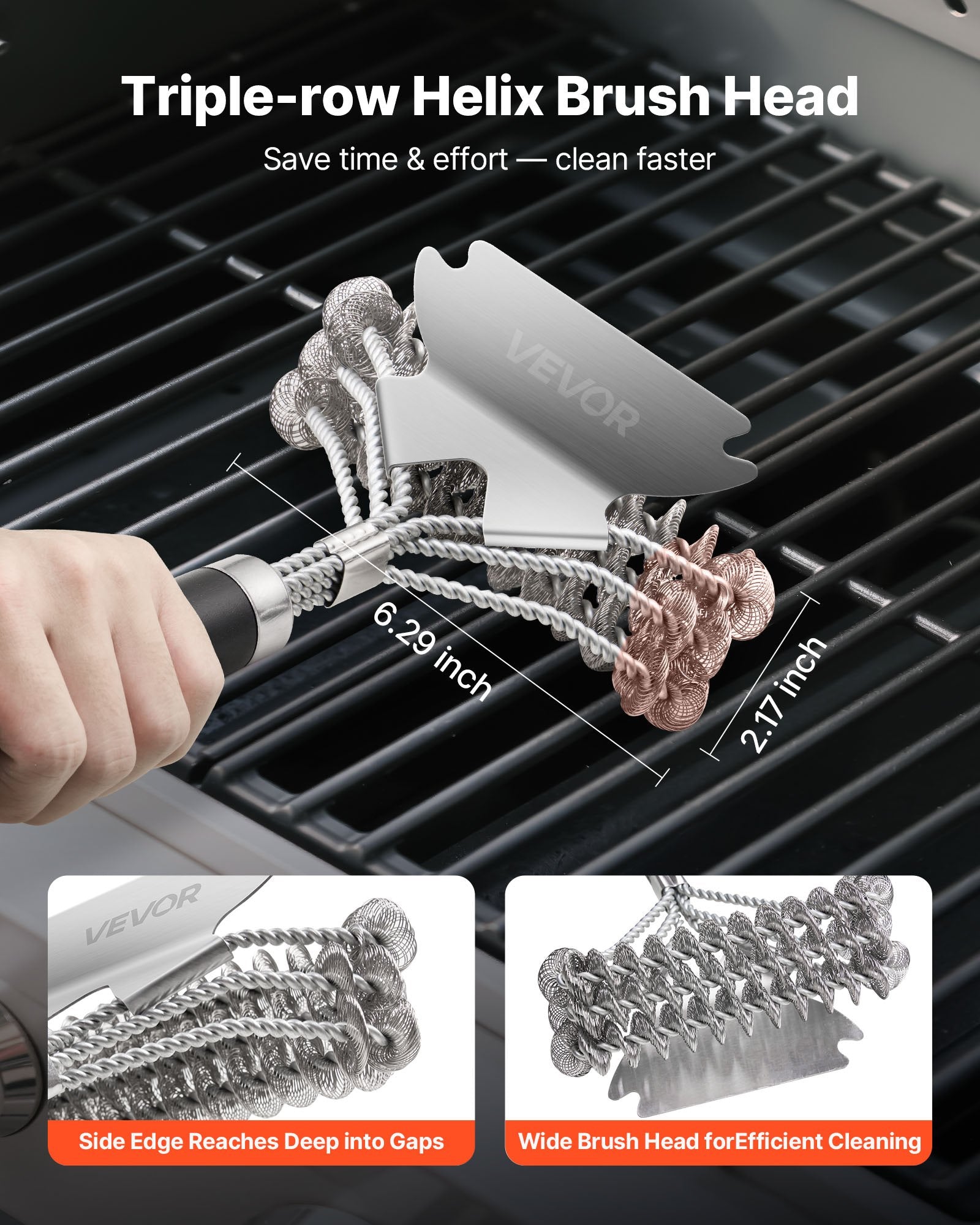 Bristle free-Scrub Grill Brush