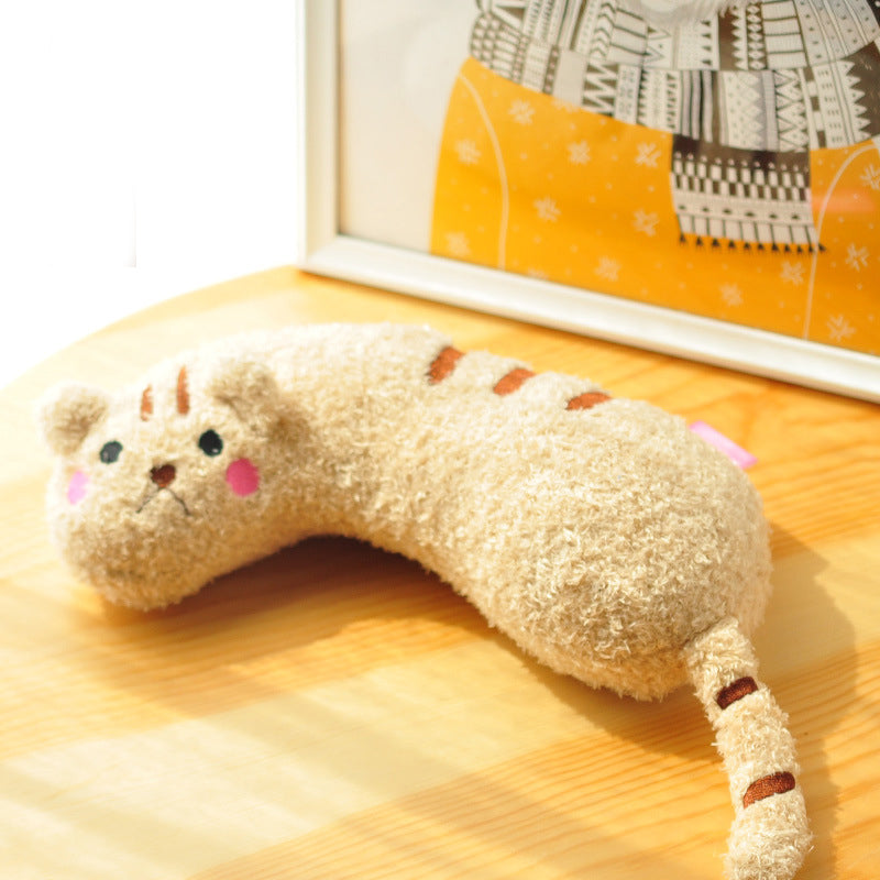 Interactive Pillow-Shaped Cat Play Stick