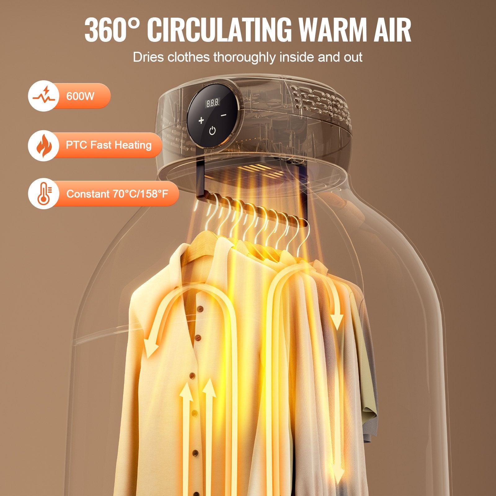 Portable Clothes Dryer, compact and lightweight for your family needs