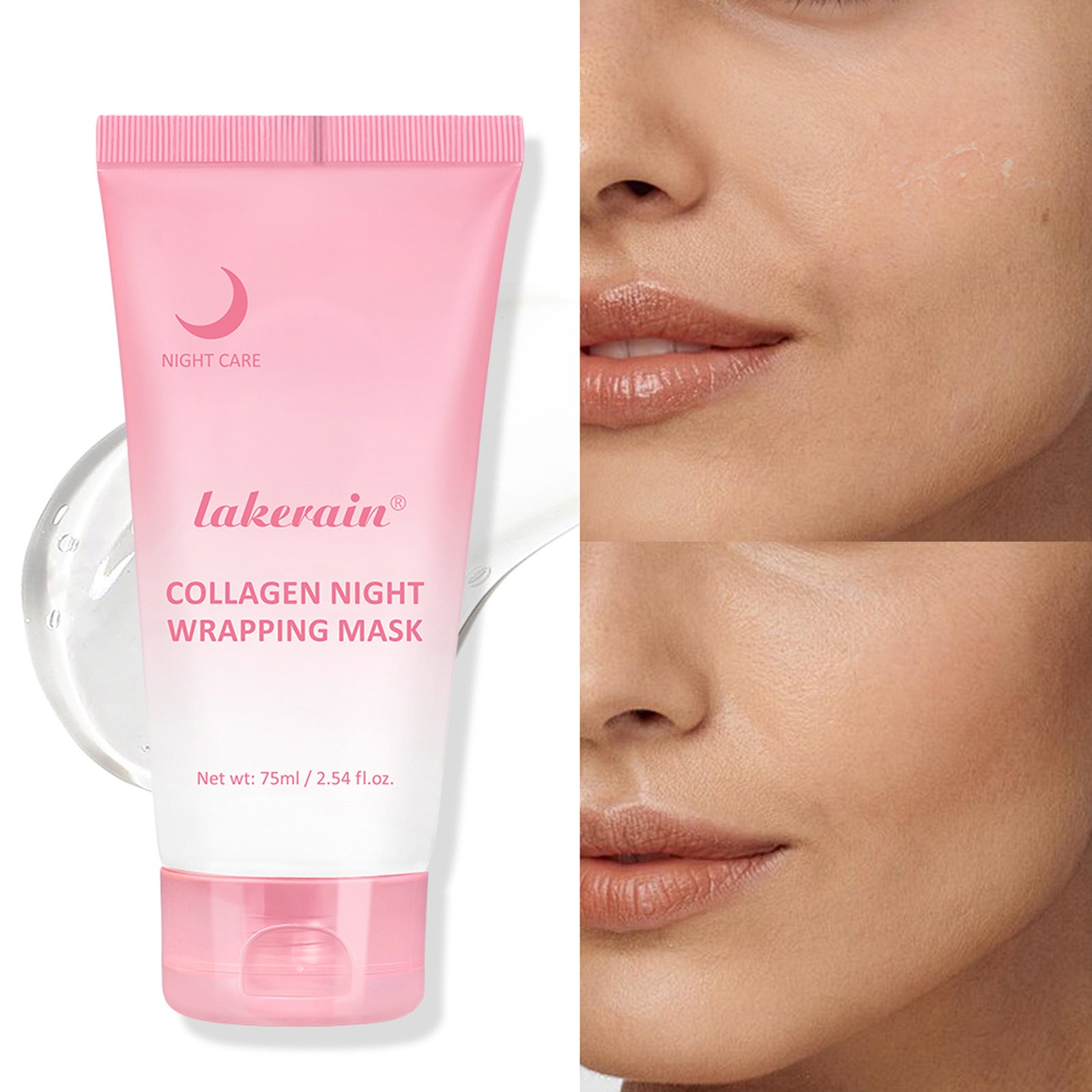Lakerain Collagen Evening Mask Nourishing Moisturizing