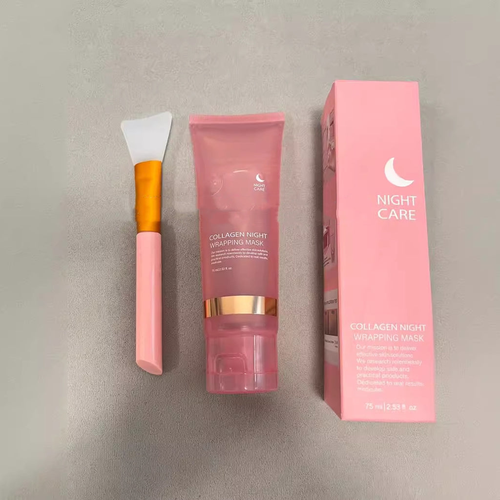 Night care face Mask Collagen Wrapping Mask Natural Ingredients Firming Elasticity & Hydration Anti-wrinkle For Skin Care
