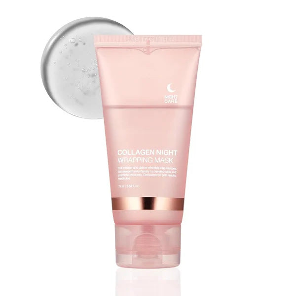 Night care face Mask Collagen Wrapping Mask Natural Ingredients Firming Elasticity & Hydration Anti-wrinkle For Skin Care