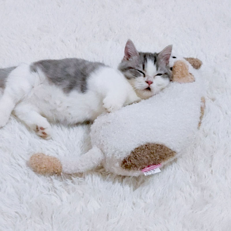 Interactive Pillow-Shaped Cat Play Stick