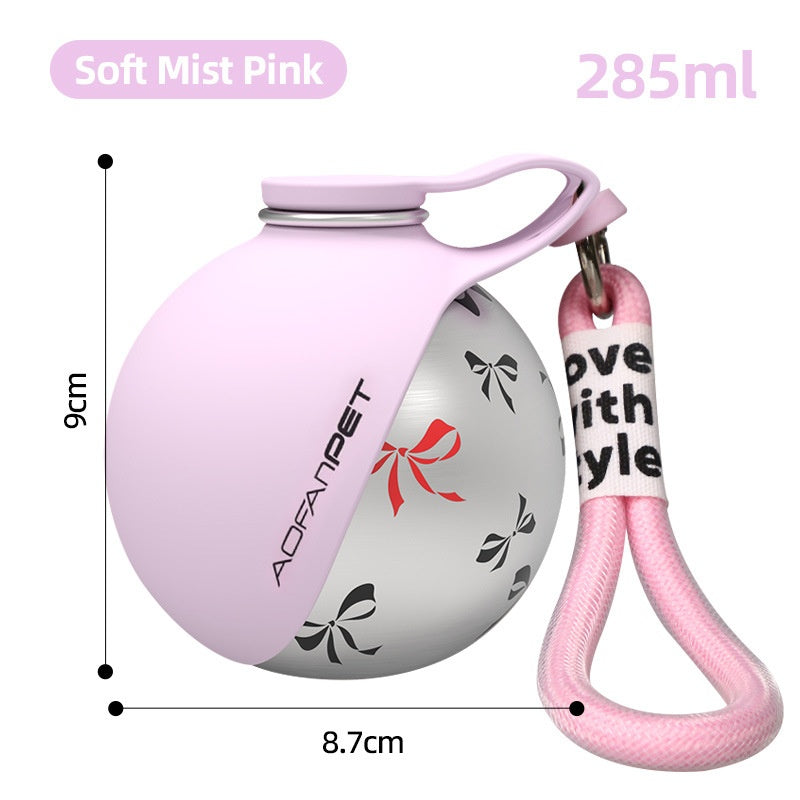 Stainless Steel Travel Water Bottle for Puppies & Small Dogs