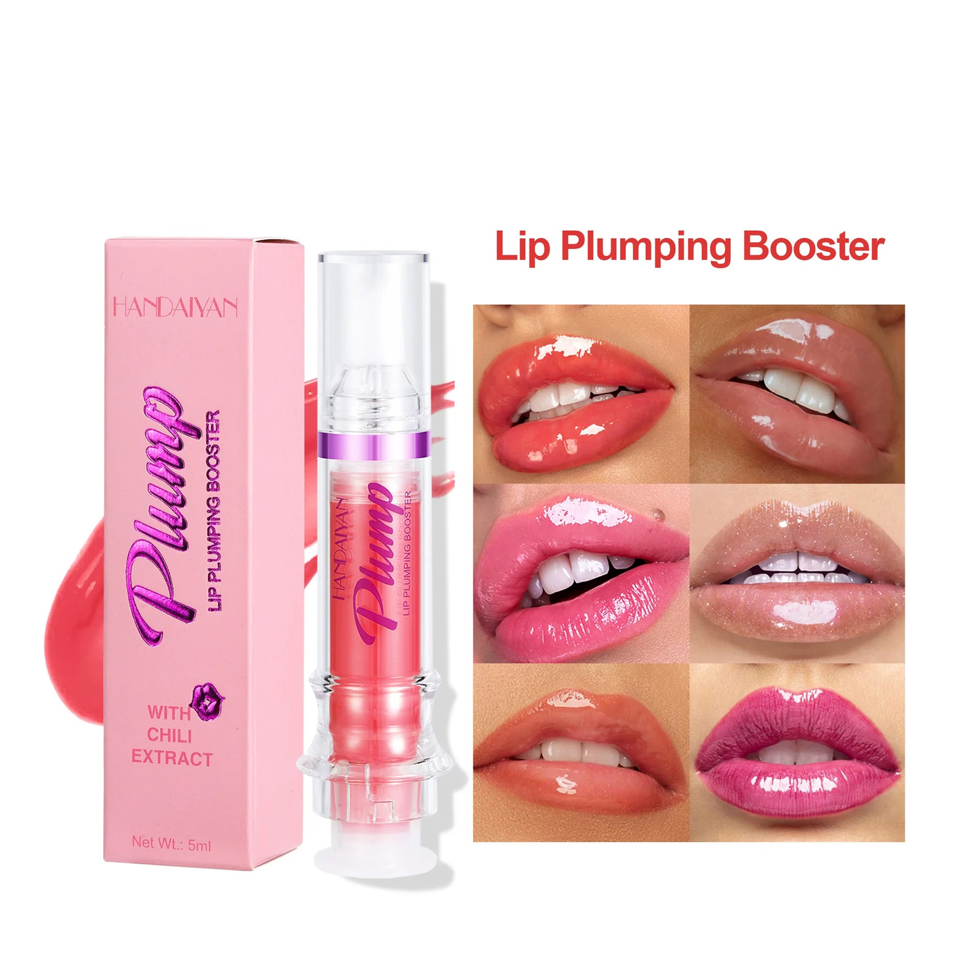 6-Color Liquid Lipstick Set: Moisturizing Glossy Finish w/ Mirror Cap | Universal Shade Collection for All Skin Tones