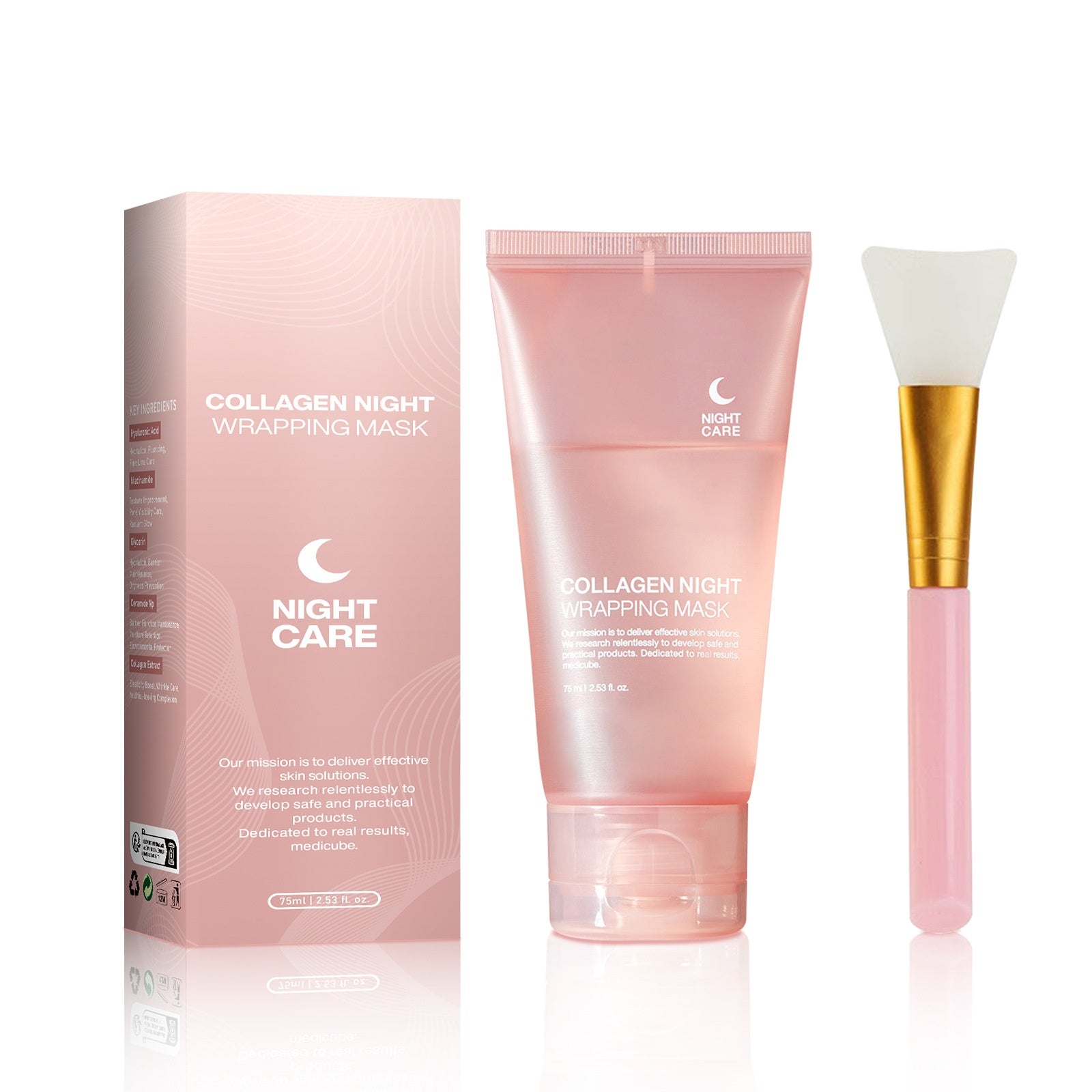 Night care face Mask Collagen Wrapping Mask Natural Ingredients Firming Elasticity & Hydration Anti-wrinkle For Skin Care