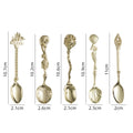 Artisan-Crafted Zinc-Alloy Spoon for Desserts and Coffee – Unique Design