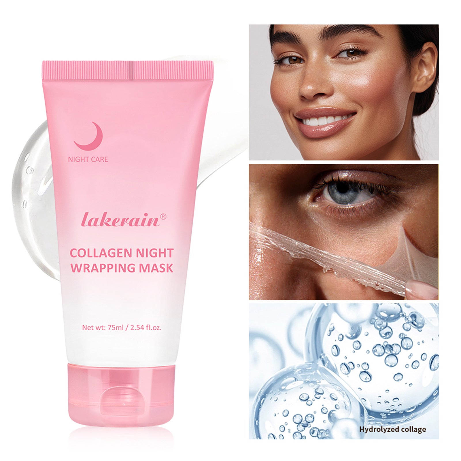 Lakerain Collagen Evening Mask Nourishing Moisturizing