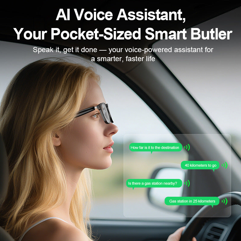 Real-Time Translation Glasses: Bluetooth 5.3 w/ Photochromic Lenses | 50+ Languages