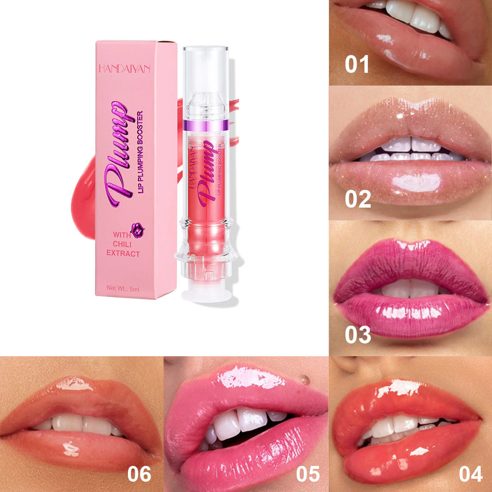 6-Color Liquid Lipstick Set: Moisturizing Glossy Finish w/ Mirror Cap | Universal Shade Collection for All Skin Tones