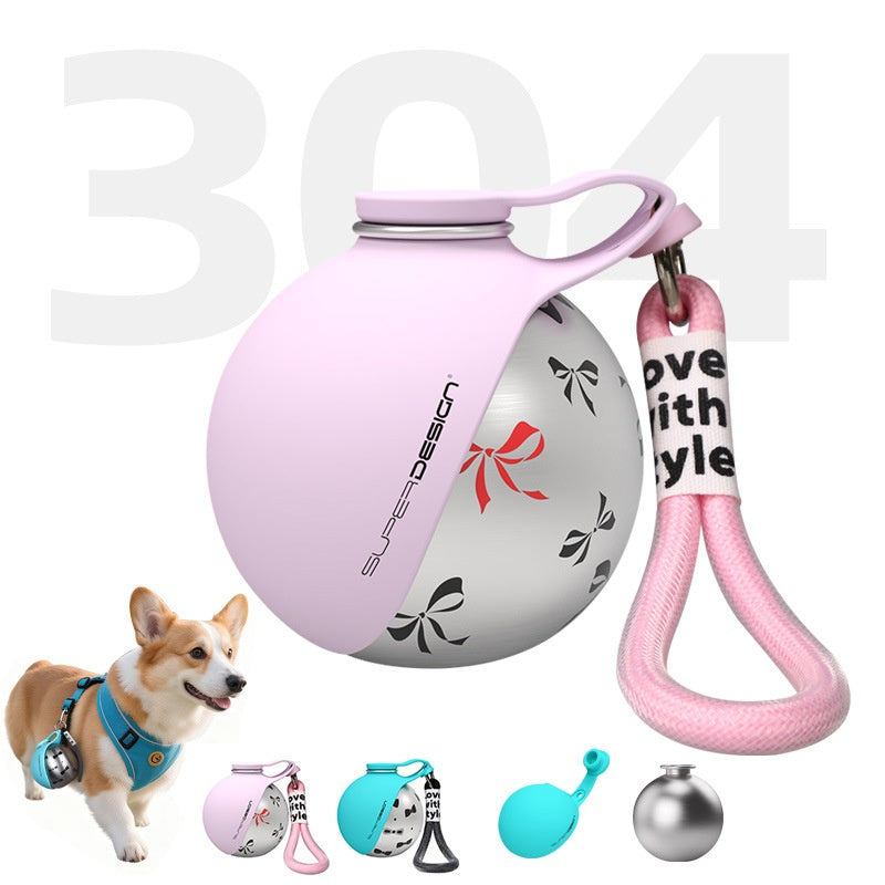 Stainless Steel Travel Water Bottle for Puppies & Small Dogs